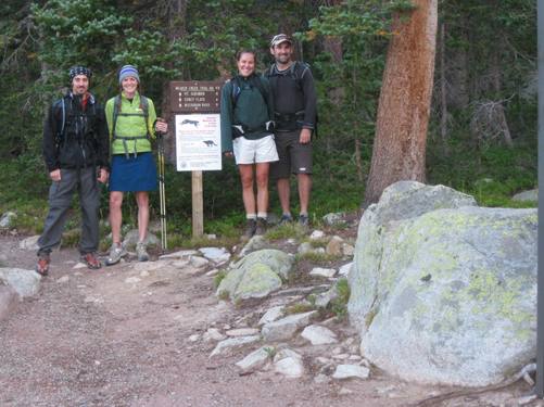 Audobon Hiked with friends (Kyle, Kim, Emily, Moi) to Audubon and Not-a-bon.