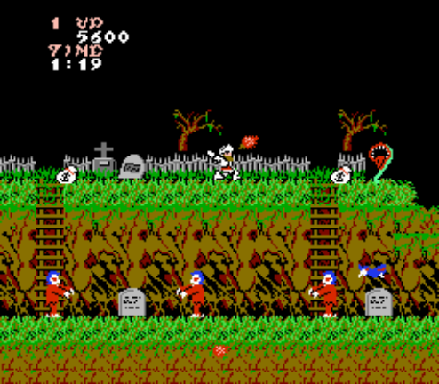 Even though it was a lesson in frustration, Ghosts N' Goblins still has a strong following. 