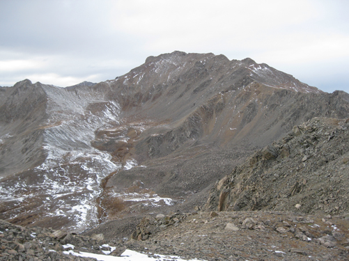 A look back at the beast of a massif that is Mount Harvard