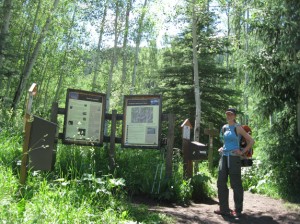 Snowmass Maroon Trailhead outside of Snowmass Village, Colorado