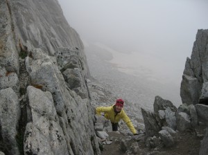 Snowmass Mountain notch direct route.