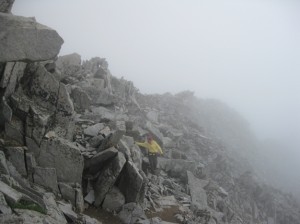 Snowmass Mountain summit ridge