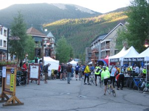 Blue River Century starting line