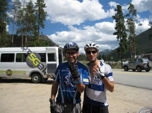Blue River Century aid station 4 Keystone
