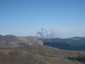 Fourmile Fire Boulder Colorado from Bard PEak