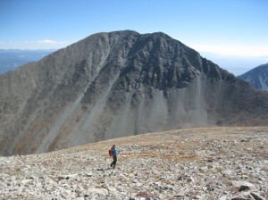 Mount Lindsey Colorado from Huerfano
