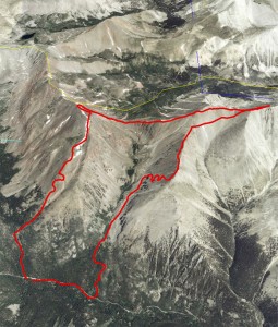 Carbonate-Tabeguache-traverse-google-earth-map