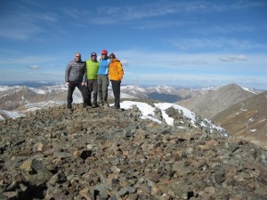 Summit of Carbonate Peak Colorado