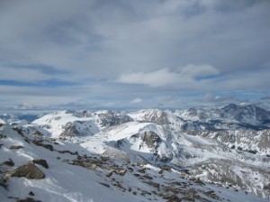 Mount Audubon descent