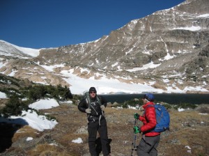 Snowbank Lake below Mount Alice, Wild Basin.