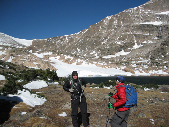 Snowbank Lake below Mount Alice, Wild Basin. 