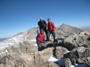 Mount Alice summit Rocky Mountain National Park Colorado.