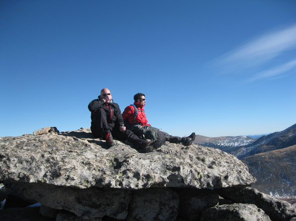 Tanima Peak summit shot. 