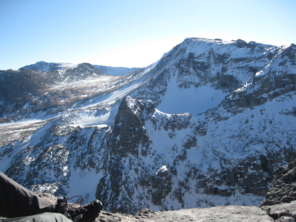 Moomaw Glacier and Frigid Lake Isolation Peak Rocky Mountain National Park Colorado