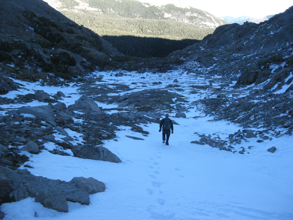 Below Boulder Grand Pass