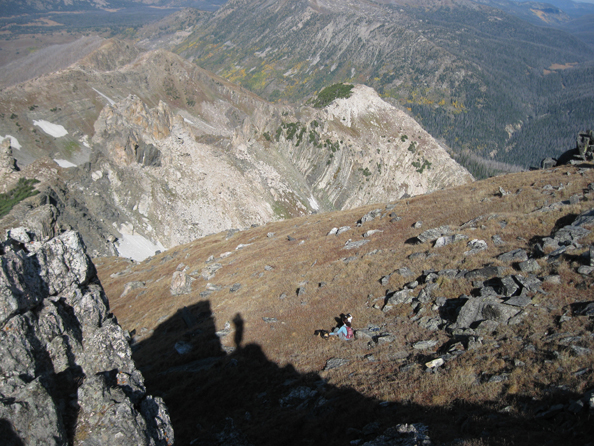 Summit shot Big Agnes to Mica Lake Basin