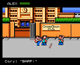 River City Ransom NES barf