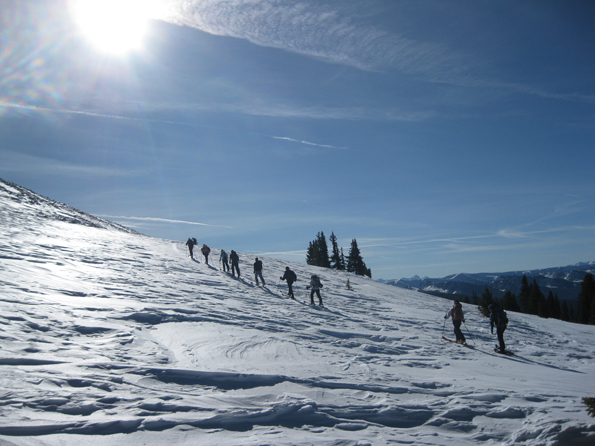 New York Mountain ascent