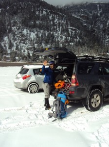 Ouray Colorado parking lot