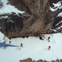 Ouray Ice Park Colorado view from the top