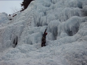 Ice climbing