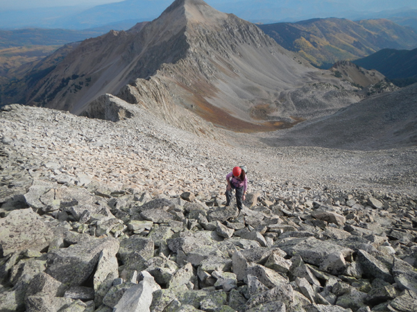 Capitol Peak boulder field