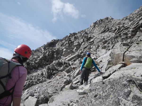 Capitol Peak upper ridge