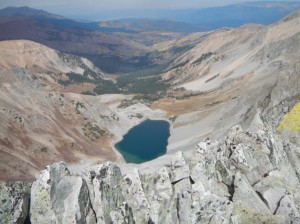 Capitol Lake from Capitol Peak Ridge