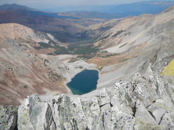 Capitol Lake from Capitol Peak Ridge