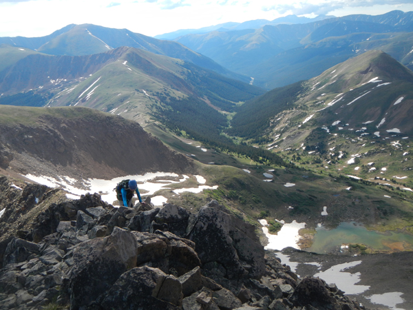 Pettingell Peak east ridge fin. 