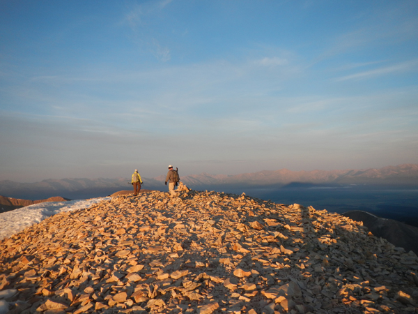 Mount Sherman descent