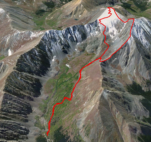 google earth kelso ridge