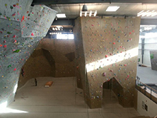 Movement climbing gym on a quiet morning.