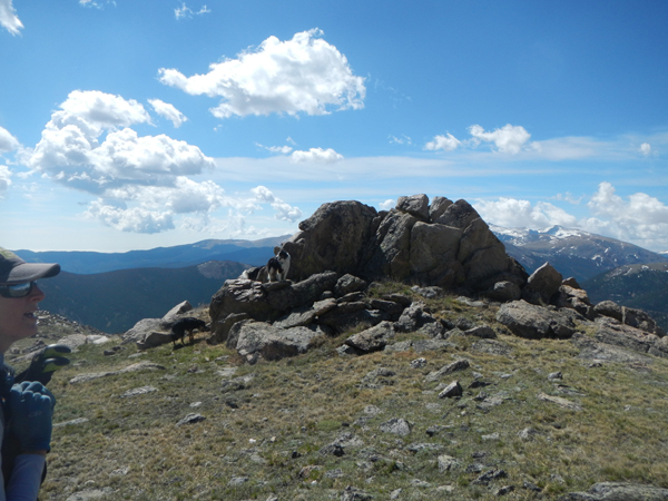 One of the "crowns" on the shoulder of Republican Mountain. 