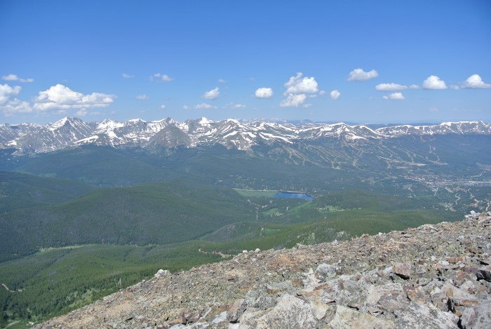 Good views of Breckenridge Ski Area. 