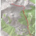 Rosalie PEak topo map