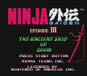 Ninja Gaiden 3 NES