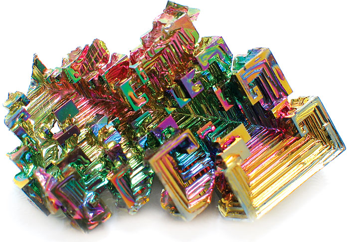 Bismuth crystals 