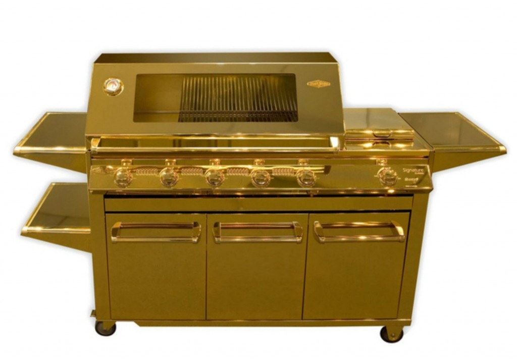 Behold, a grill of gold!