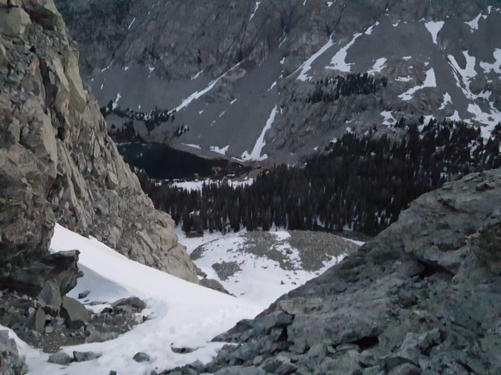 Little Bear Peak first gully and traverse. 