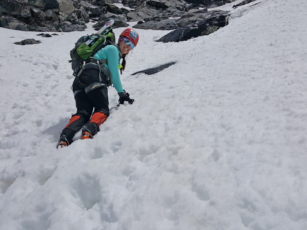 Hourglass Couloir Little Bear Peak. 