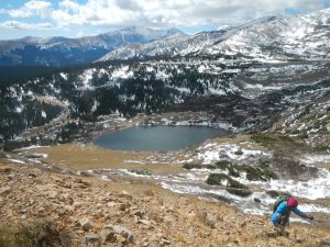 The ascent up to the Needle Eye Tunnel.