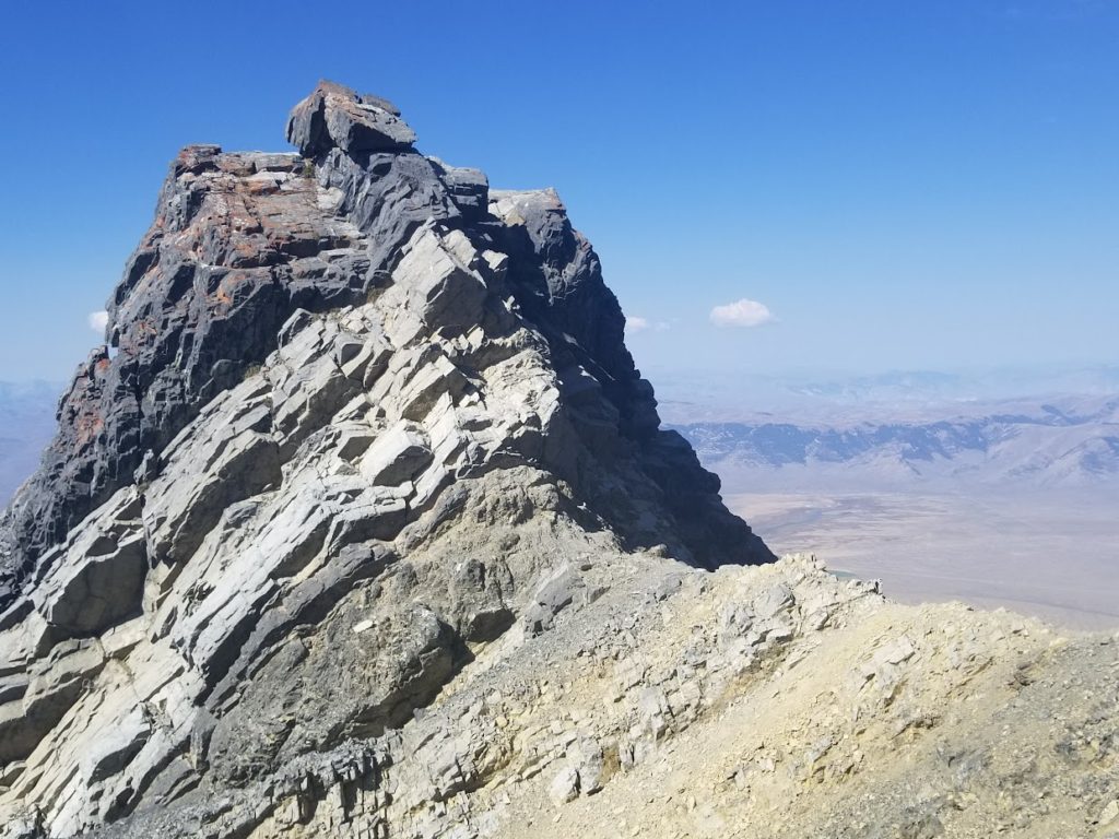 Borah Peak Chicken Out Ridge Crux