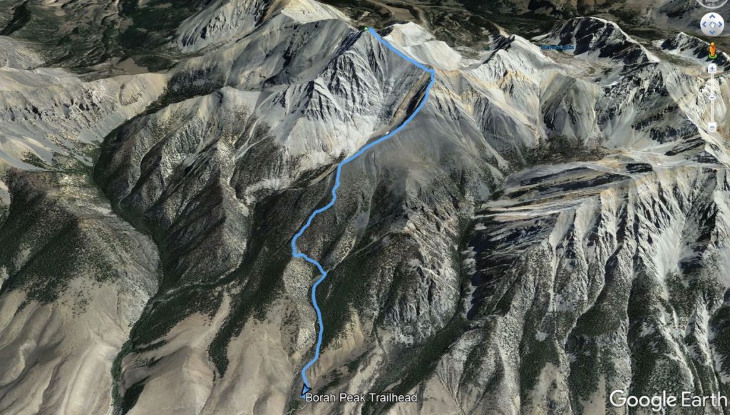 Borah Peak Google Earth