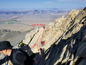 Mount Borah Chicken Out Ridge Crux 1