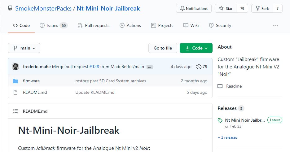 Github's Nt Mini Noir Jailbreak Page