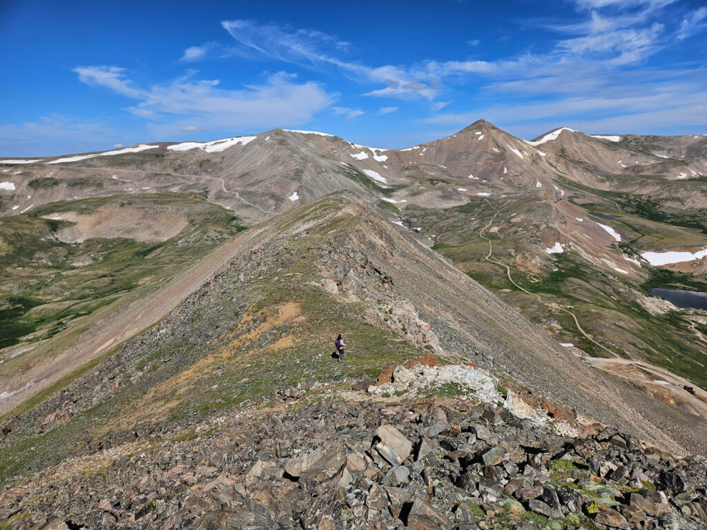 London Mountain Northwest Ridge looking west