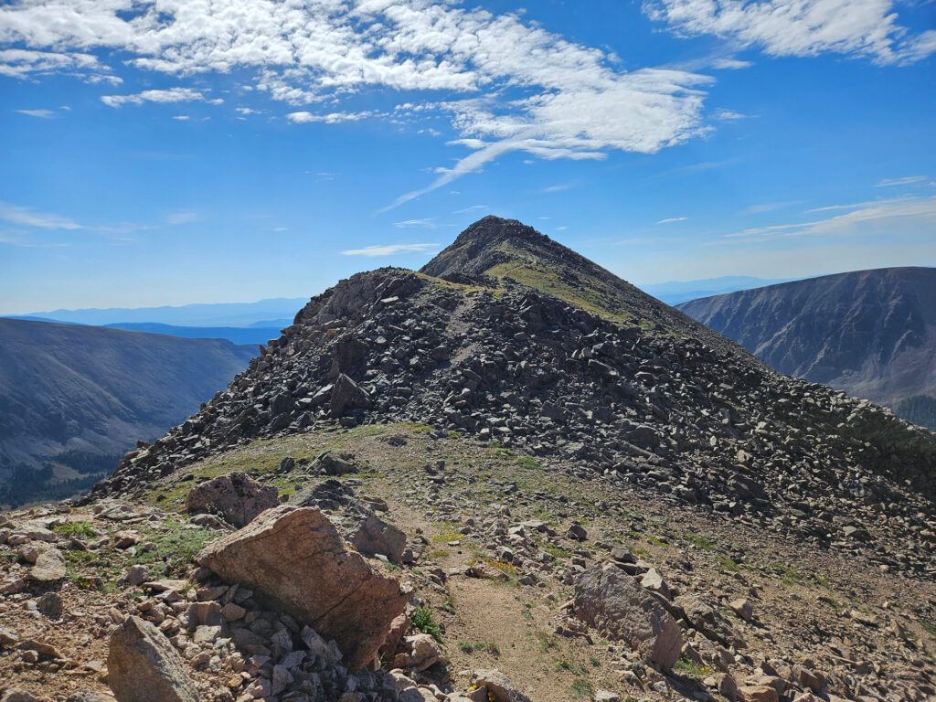 London Mountain Summit Approach