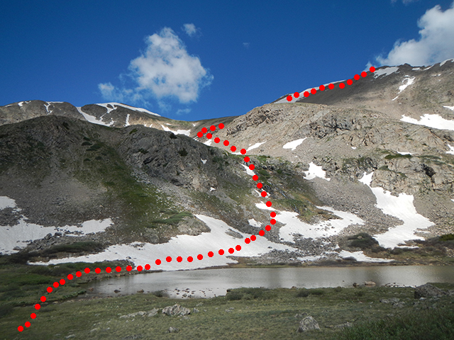 Pettingell Peak descent